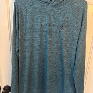 Hurley Teal Long Sleeve Hoodie